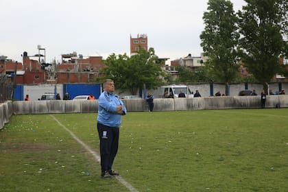 Luis Ventura, director técnico del equipo, que ascendió de la D este año