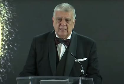 Luis Ventura, el presidente de APTRA, en los Martín Fierro Latino 2025