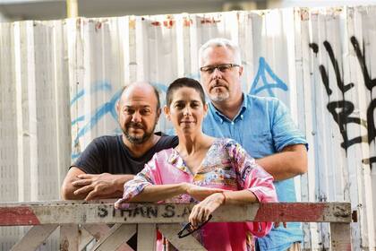 Luis Ziembrowski, Laura Novoa y Michal Znaniecki