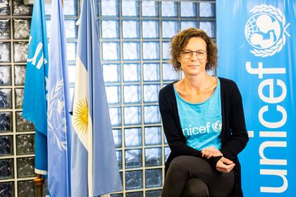 Luisa Brumana, representante de Unicef Argentina