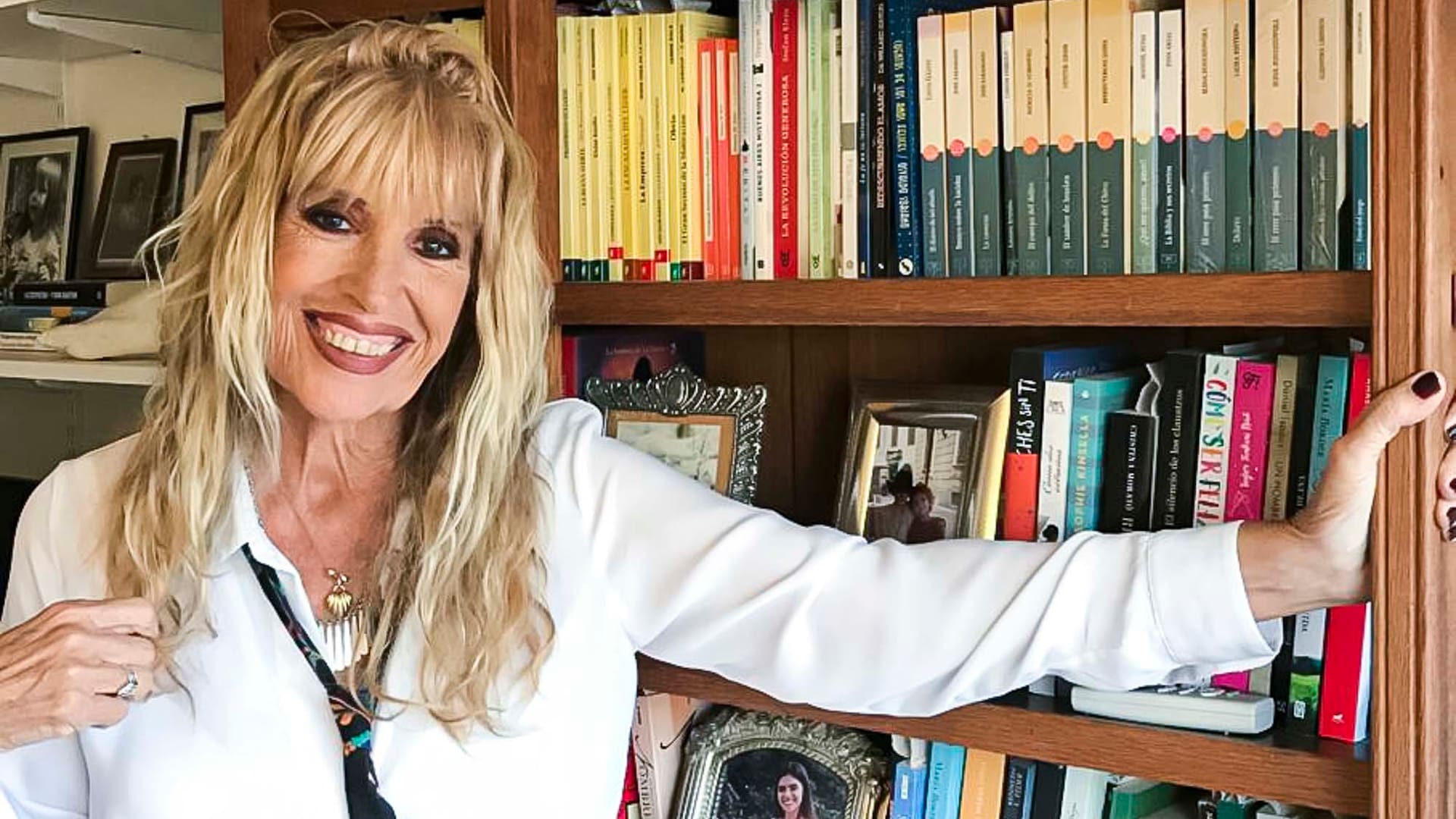 Luisa Delfino, a sus 71 años, y con las ganas de escuchar a los demás de siempre