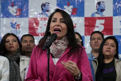 Luisa González, líder del Movimiento Revolución Ciudadana