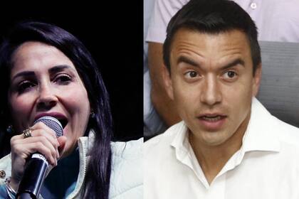 Luisa González medirá fuerzas con el derechista Daniel Noboa en la segunda vuelta presidencial de Ecuador (archivo)