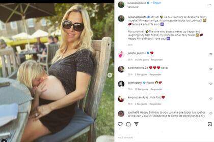Luisana Lopilato le dedicó unas tiernas palabras a su hija Vida por su cumpleaños (Foto: Instagram @luisanalopilato)