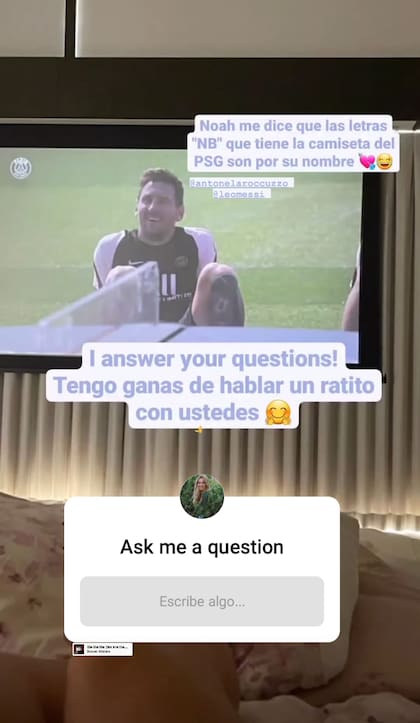 Luisana Lopilato recibió la ayuda de Lionel Messi para pasar el tiempo antes del nacimiento de su hija