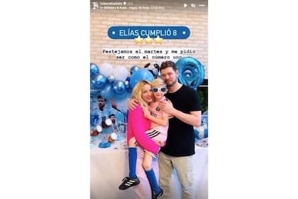 Luisana Lopilato y Michael Bublé celebraron los 8 años de Elías