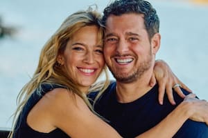 Así vivió Luisana Lopilato el show de Michael Bublé en la ceremonia del Mundial