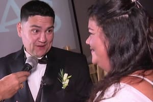 Luisito y Noelia se conocieron en Cuestión de Peso (Foto: Captura TV)