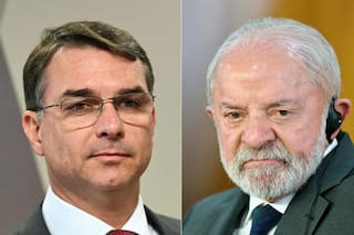 Lula y Flavio Bolsonaro, en empate técnico a dos meses de los comicios