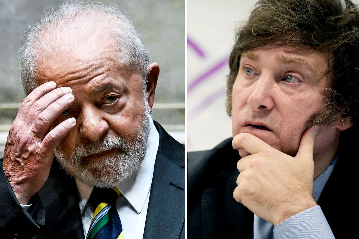 Luiz Inácio Lula da Silva y Javier Milei