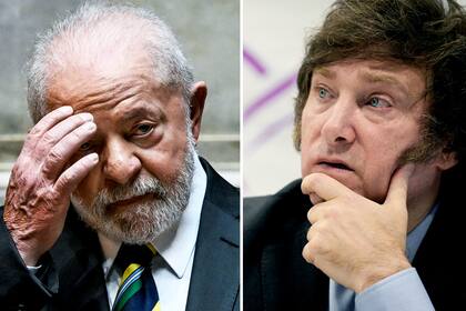Luiz Inácio Lula da Silva y Javier Milei