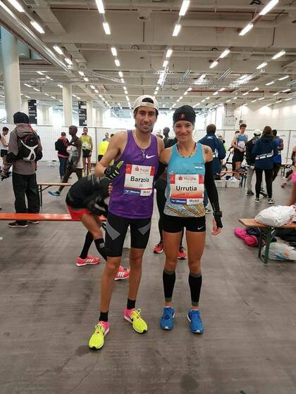 Luján Urrutia junto con Miguel Barzola