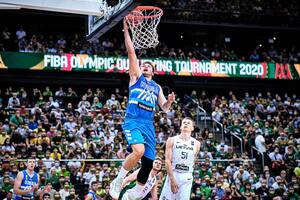 Luka Doncic enmudeció a 16.000 personas en Kaunas, Lituania, y clasificó a Eslovenia para los Juegos Olímpicos de Tokio