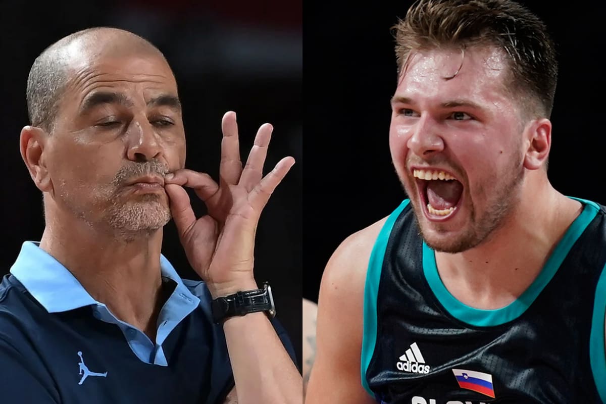 Luka Doncic tuvo una actuación inolvidable en los Juegos Olímpicos ante la Argentina, y hasta tuvo tiempo para un particular duelo con Sergio Hernández