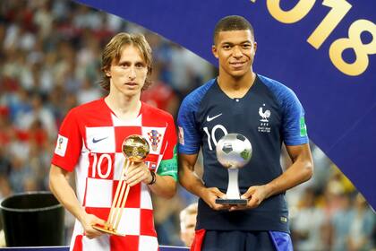 Luka Modric y Mbappe, premiados en la final