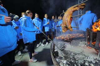 Asado, empanadas y el rey del malambo: los chicos festejaron la clasificación con puntaje ideal