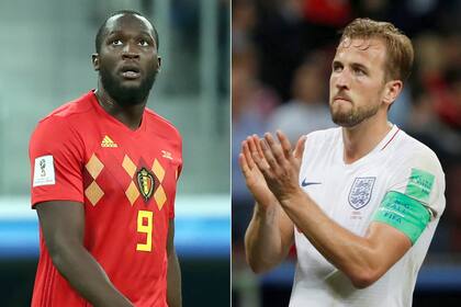 Lukaku y Kane, los goleadores de Bélgica e Inglaterra