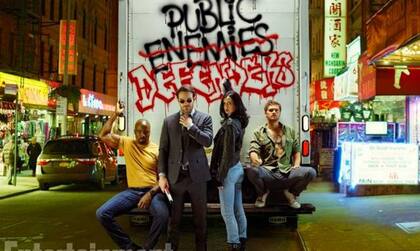 Luke Cage, Daredevil, Jessica Jones y Iron Fist, reunidos por la revista Entertainment Weekly