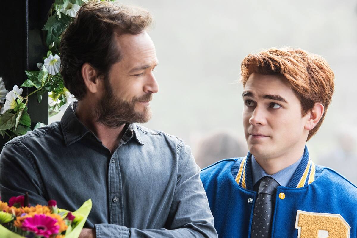 Luke Perry, en una escena de Riverdale