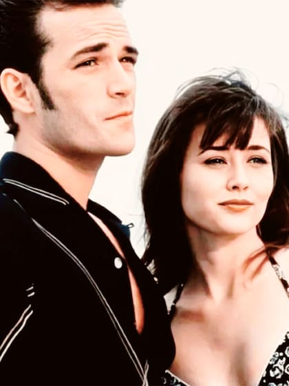 Luke Perry y Shannen Doherty conformaron una de las parejas más recordadas de Beverly Hills 90210