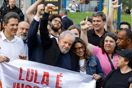Lula, al salir de prisión