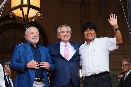 Lula da Silva, Alberto Fernández y Evo Morales