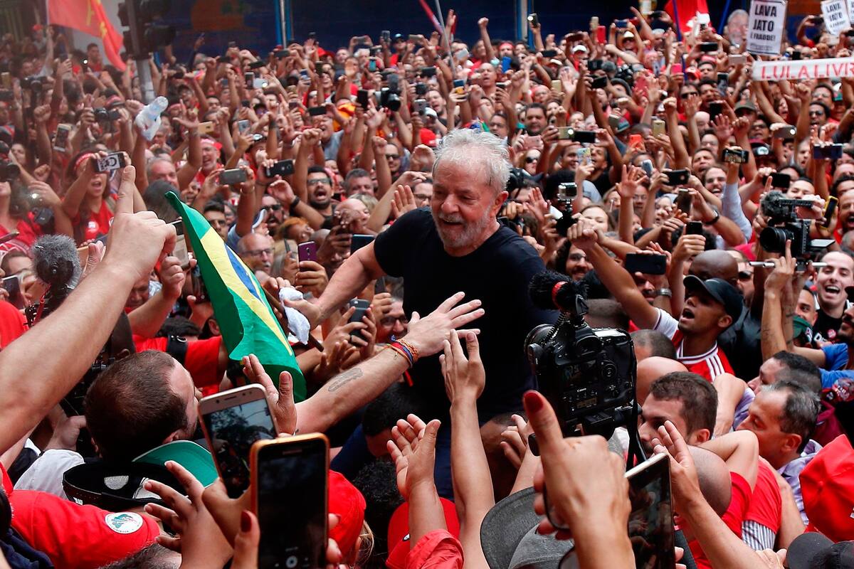 Lula da Silva en Sao Bernardo do Campo
