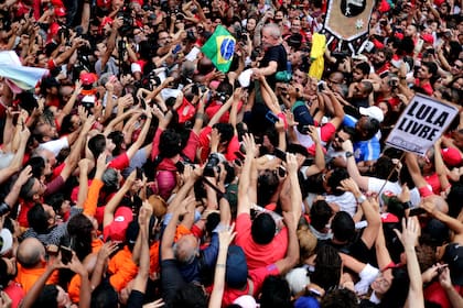 Lula da Silva en Sao Bernardo do Campo