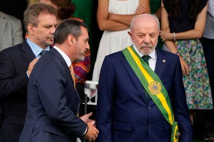 Lula da Silva habla con el director general de la Policía Federal, Andrei Rodrigues