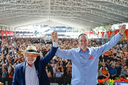 Lula da Silva junto a Wellington Damasceno