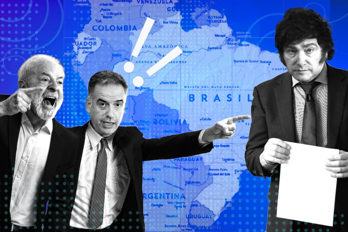 Lula da Silva, Yamandú Orsi y Javier Milei