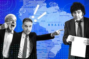 Lula da Silva, Yamandú Orsi y Javier Milei