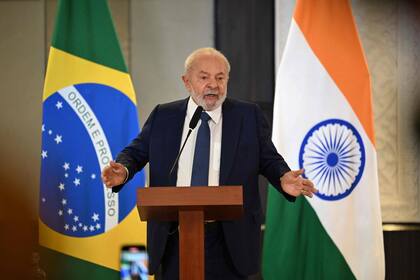 Lula, durante la conferencia de prensa tras el cierre del G-20
