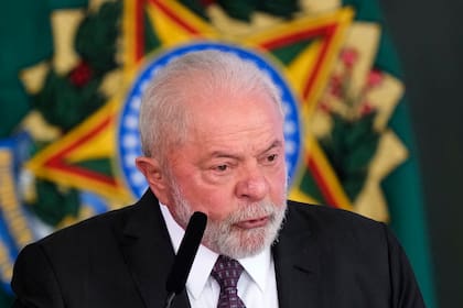 Lula, durante un acto en el Palacio del Planalto