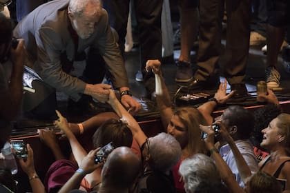 Lula recibió anteayer el respaldo de sus simpatizantes, en Río