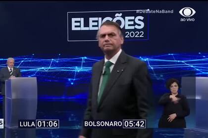 Lula vs. Bolsonaro, en el primer debate presidencial antes del ballottage