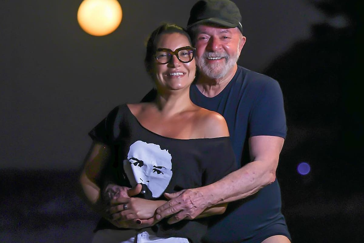 Lula y su pareja, Janja, que se casan este miércoles