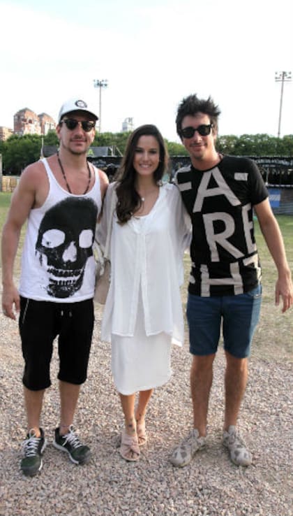 Luli Fernández, muy bien acompañada por Nico y Santiago Vázquez