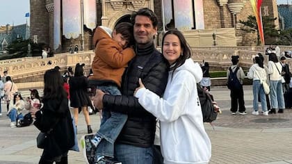 Luli Fernández y Cristian Cúneo Libarona tuvieron un hijo llamado Indalecio