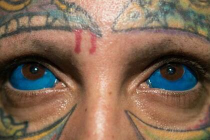 Luna Cobra pretendía replicar a los personajes de ojos totalmente azules de la película Dune