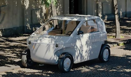 Luvly, el auto eléctrico sueco que se manda por delivery de Ikea.