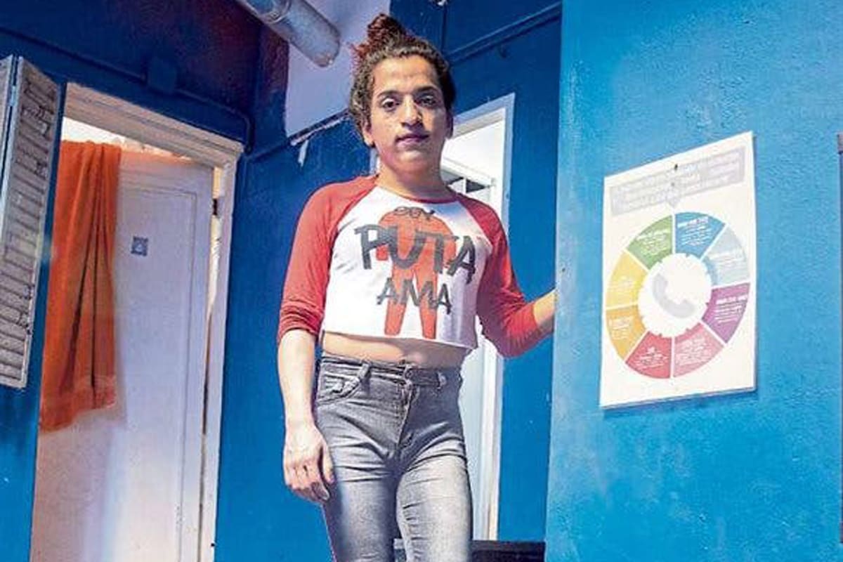 Luz Aimée Díaz, en el Gondolín, donde esperó en prisión domiciliaria su absolución