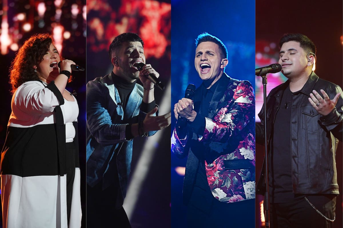 Luz Gaggi, Francisco Benítez, Nicolás Olmedo y Ezequiel Olmedo, los cuatro finalistas de La Voz Argentina