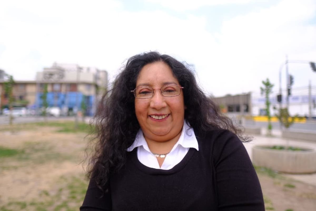 Luz Vidal será la nueva subsecretaria de la Mujer en Chile. Es dirigenta social y presidió el Sindicato de Trabajadoras de Casa Particular del país. (Fuente: Twitter @luzvidalh)