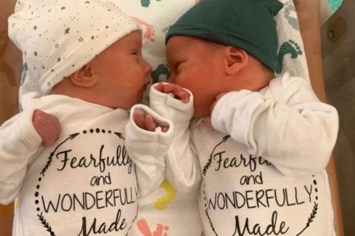 Lydia Ann y Timothy Ronald Ridgeway nacieron el 31 de octubre de 2022