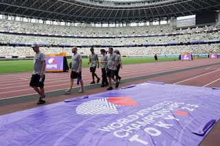 Lyles y Bednarek se preparan para un nuevo duelo en el Mundial de atletismo