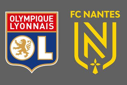 Lyon y Nantes disputaron uno de los encuentros de la jornada del fútbol francés