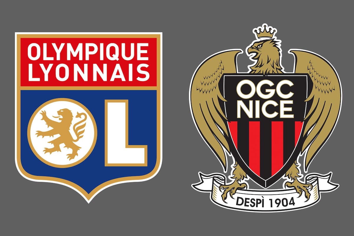 Lyon y Nice disputaron uno de los encuentros de la jornada del fútbol francés