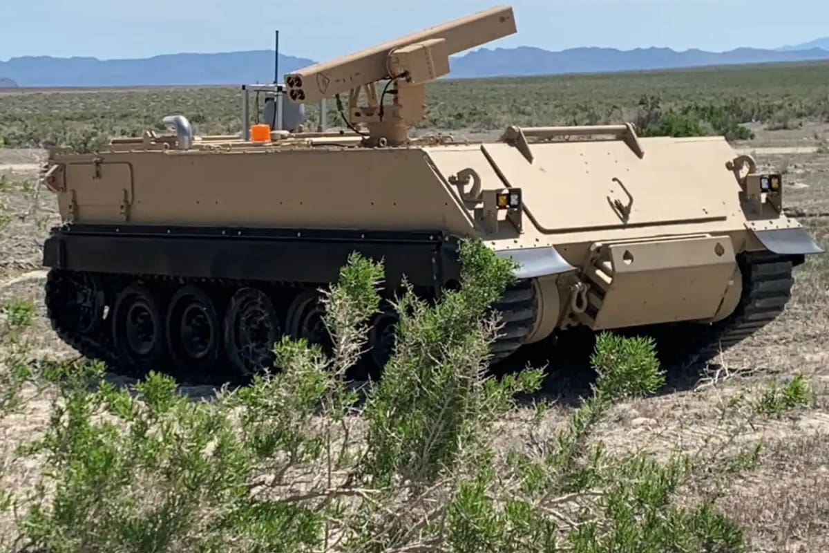 M113 modificado a UGV; Estados Unidos quiere ir a la vanguardia con los tanques no tripulados