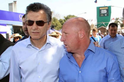 Mac Allister con Macri, en campaña